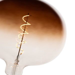 E27 Stmievateľné LED žiarovky G220 hnedé 4, 9W 130 lm 1800K vyobraziť