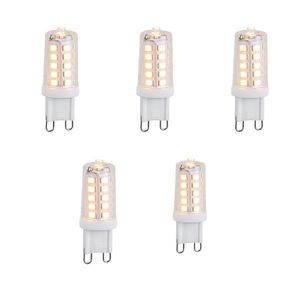 Sada 5 stmievateľných LED žiaroviek G9 3, 2 W 250 lm 2200 K vyobraziť