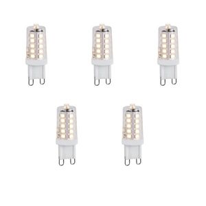 Sada 5 stmievateľných LED žiaroviek G9 1, 2 W 100 lm 2700 K vyobraziť