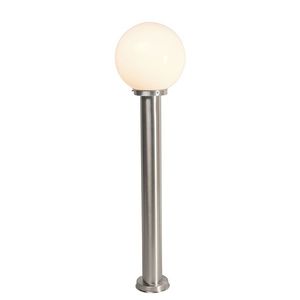 Moderné vonkajšie lampášové stĺp z nerezovej ocele 100 cm - Sfera vyobraziť