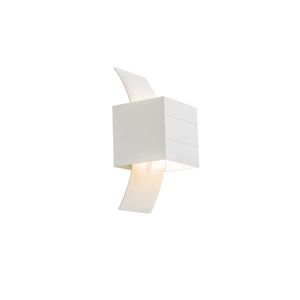 Moderná nástenná lampa biela - Amy vyobraziť