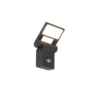 Vonkajšia nástenná lampa antracit vrátane LED IP54 s pohybovým senzorom - Zane vyobraziť