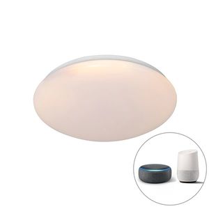 Inteligentné moderné stropné svietidlo biele 38 cm vrátane LED a RGB - Iene vyobraziť