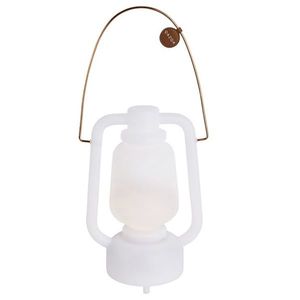 Stolná lampa biela IP44 vrátane Bluetooth reproduktora - Storm Music vyobraziť
