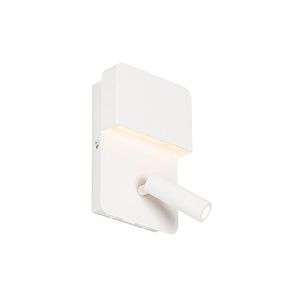 Nástěnná lampa Tomi bílá vyobraziť