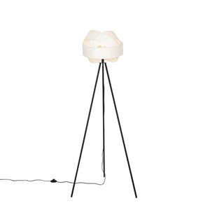 Moderná stojaca lampa biela - Cloth vyobraziť