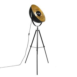 Priemyselná stojaca lampa trojnožka čierna - Magna 50 Eglip vyobraziť