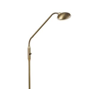 Moderná stojaca lampa bronzová vrátane LED - Eva vyobraziť