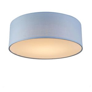Stropné svietidlo modré 30 cm vrátane LED - Drum LED vyobraziť
