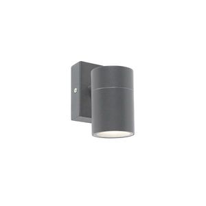 Vonkajšia nástenná lampa antracit IP44 - Solo vyobraziť