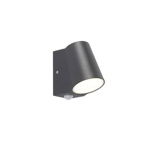 Vonkajšia lampa antracit s pohybovým senzorom vrátane LED - Uma vyobraziť