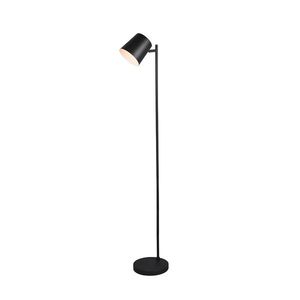 Stojaca lampa čierna nabíjateľná vrátane LED 4-stupňovo stmievateľná - Mateo vyobraziť