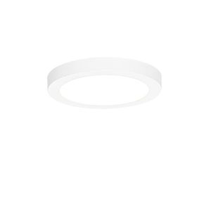 Prisadené alebo zapustené bodové svietidlo biele 18 cm vrátane LED 3-stupňové stmievanie do tepla s prepínačom Dip - Trans vyobraziť