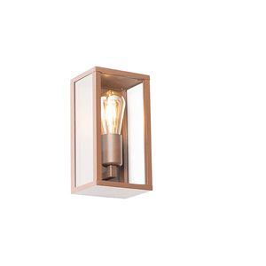 Priemyselná nástenná lampa hrdzavohnedá 26 cm IP44 - Charlois vyobraziť