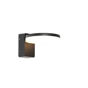 Moderná vonkajšia nástenná lampa čierna vrátane LED IP54 - Esmee vyobraziť