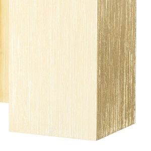 Moderná nástenná lampa zlatá štvorcová 2-svetlo - Sandy vyobraziť