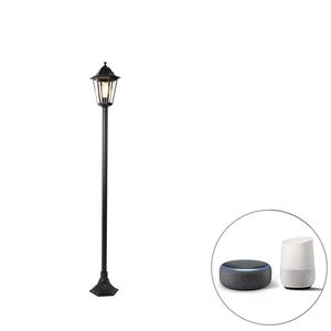Inteligentná stojaca vonkajšia lampa čierna 170 cm vrátane Wifi ST64 - Nový Orleans vyobraziť