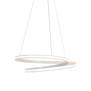 Moderné závesné svietidlo biele 74 cm vrátane LED stmievateľné - Rowan vyobraziť