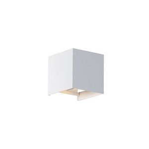 Vonkajšia nástenná lampa biela vrátane LED 2-svetlo IP54 - Edwin vyobraziť