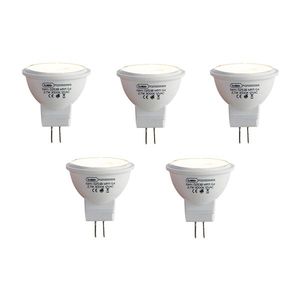 Sada 5 LED žiaroviek G4 MR11 2, 7 W 210 lm 3000 K 12 V vyobraziť