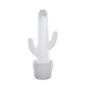 Vonkajšia stojaca lampa biela vrátane LED IP65 - Kaktus vyobraziť