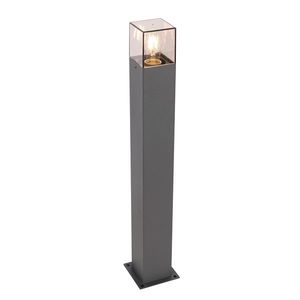Moderná vonkajšia stojaca lampa 70 cm tmavosivá IP44 - Denmark vyobraziť