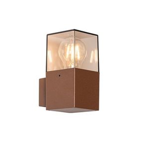 Priemyselná vonkajšia nástenná lampa hrdzavohnedá IP44 - Denmark vyobraziť