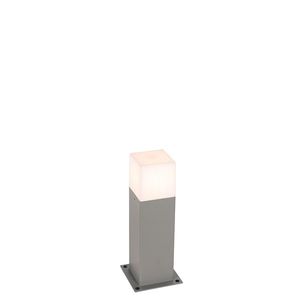 Moderná vonkajšia stojaca lampa sivá 30 cm IP44 - Denmark vyobraziť
