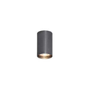 Moderné prisadené bodové svietidlo Gunmetal GU10 50mm - Tuba vyobraziť