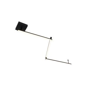 Stropné svietidlo čierne 150, 8 cm vrátane LED 3-stupňové stmievateľné nastaviteľné - Annuschka vyobraziť