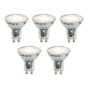 Sada 5 inteligentných LED žiaroviek GU10 50 mm číra 4, 8 W 400 lm 1800 – 6500 K vyobraziť