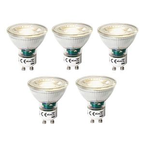 Sada 5 stmievateľných LED žiaroviek GU10 s 3-stupňovým stmievaním 7W 600 lm 3000K vyobraziť