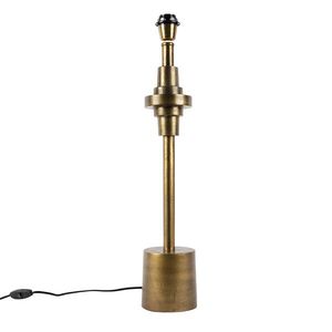 Stolná lampa v štýle Art Deco bronzová bez tienidla - Diverso vyobraziť