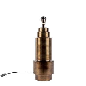 Art Deco stolná lampa bronzová bez tienidla - Bruut vyobraziť