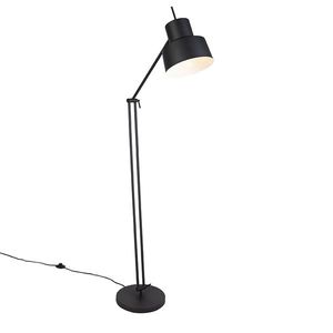 Retro stojaca lampa čierna - Chappie vyobraziť
