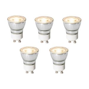 Sada 5 GU10 3-stupňových stmievateľných LED žiaroviek 35 mm 4W 220 lm 3000K vyobraziť
