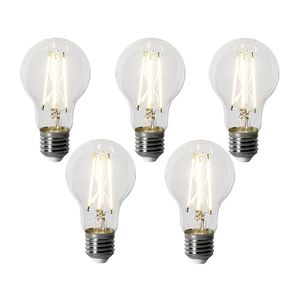 Sada 5 stmievateľných LED žiaroviek E27 A60 6W 500 lm 3000K vyobraziť