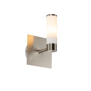 Moderná nástenná lampa do kúpeľne oceľ IP44 - Bath vyobraziť