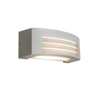Moderná nástenná lampa sivá IP44 - Hurricane 1 vyobraziť