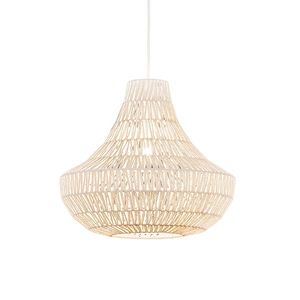 Retro závesné svietidlo biele 50 cm - Lina Cono 50 vyobraziť