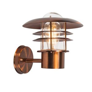 Vintage vonkajšia nástenná lampa medená IP44 - Prato vyobraziť