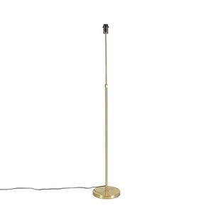 Vintage stojaca lampa nastaviteľná zlatá - Parte vyobraziť
