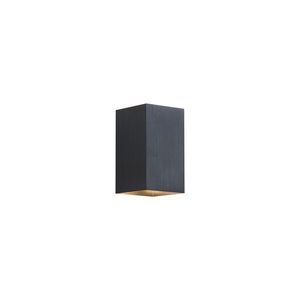 Moderné nástenné svietidlo Gunmetal štvorcové 2-svetlá GU10 50mm - Sandy vyobraziť