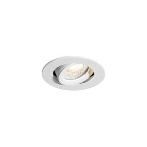 Zástenný bodový reflektor biely výkyvný 6, 5 cm vrátane LED IP54 Ultra Slim - Pupil vyobraziť
