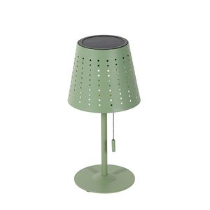 Vonkajšia stolná lampa zelená vrátane LED 3-stupňové stmievanie nabíjateľná a solárna - Ferre vyobraziť