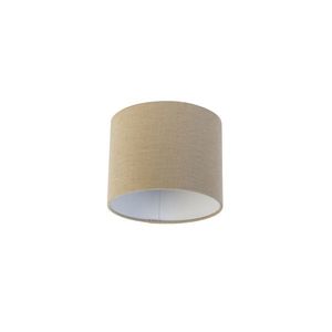 Tienidlo na lampu z látky svetlohnedá 18/18/14 vyobraziť