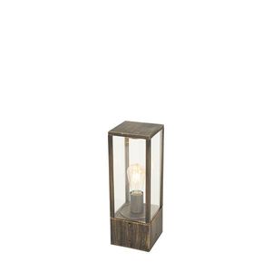 Vintage stojaca lampa na vonkajšie použitie starožitné zlato 40 cm IP44 - Charlois vyobraziť