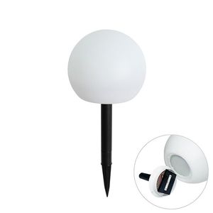 Solárna lampa - biela vyobraziť