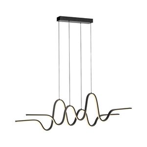 Dizajnové závesné svietidlo čierne vrátane stmievateľného LED Easylift - Altitude vyobraziť