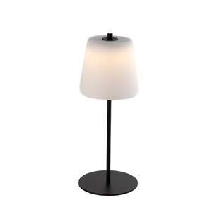 Moderná stolná lampa čierna s opálovým sklom vrátane LED 3-stupňový stmievač - Jent vyobraziť